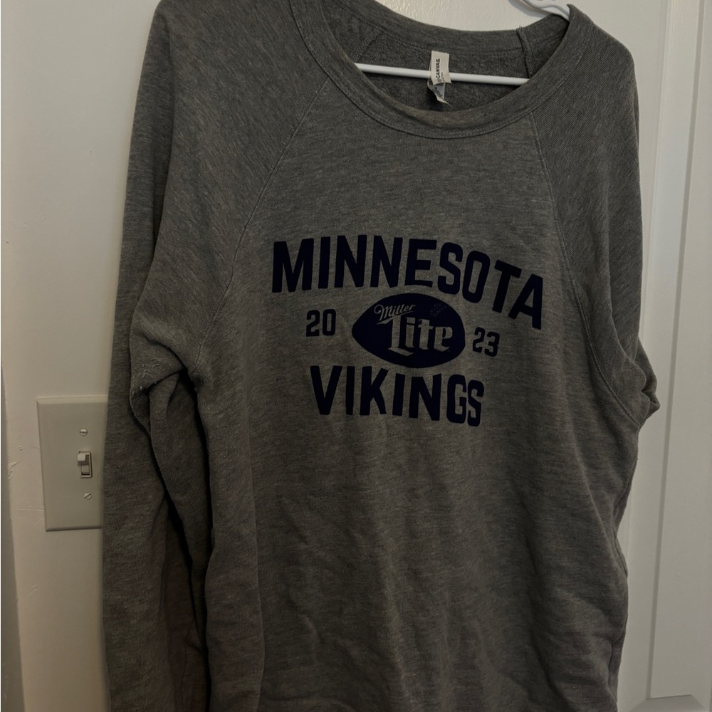 Gray Minnesota Vikings Sweatshirt